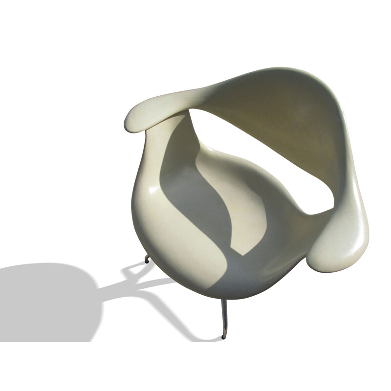 Sedia DAF Herman Miller in fibra di vetro, George NELSON - 1950