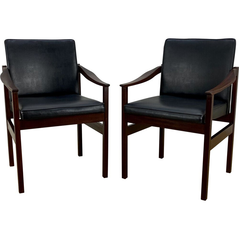 Pair of vintage teak Chairs 1950s