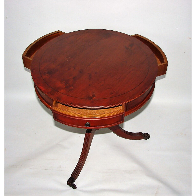 Vintage Secondary table wood in mahogany 1950s