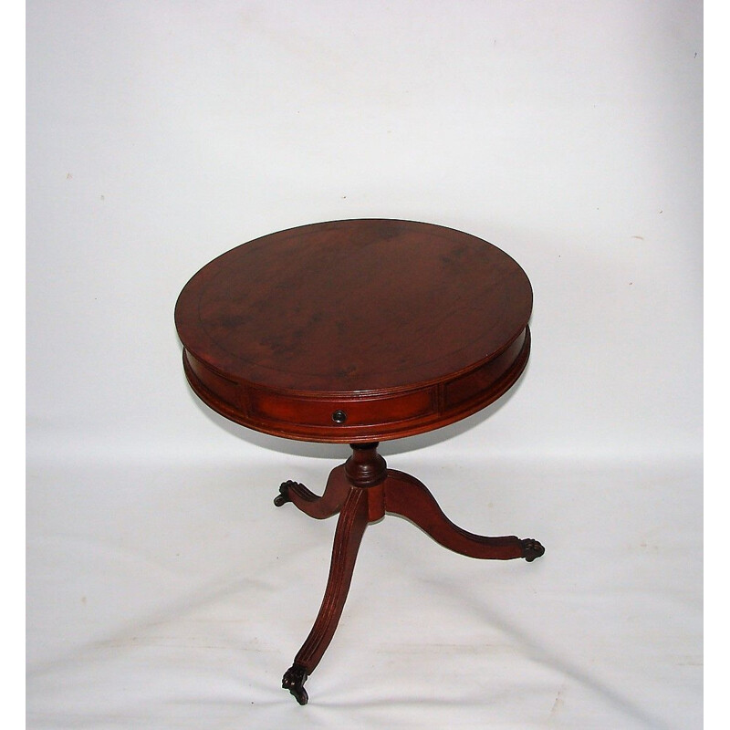 Table secondaire vintage en bois d'acajou 1950