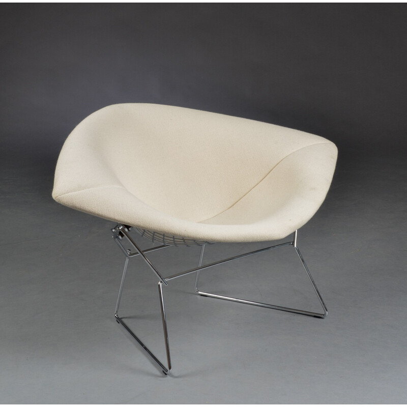 Diamond lounge chair en chrome édition Knoll, Harry BERTOIA - 1950