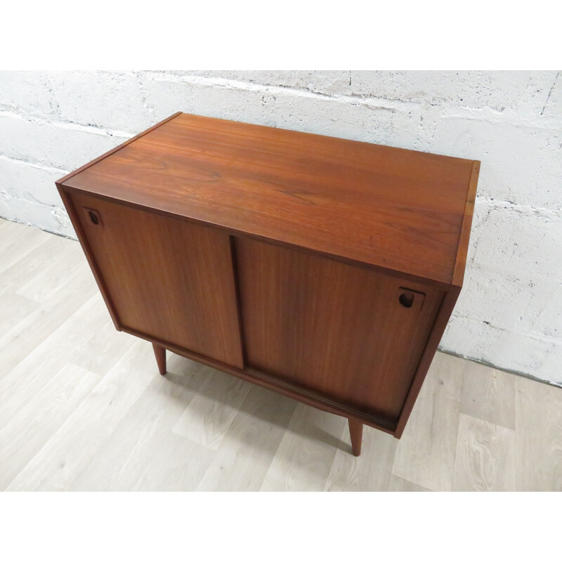 Enfilade vintage en teck scandinave 1960