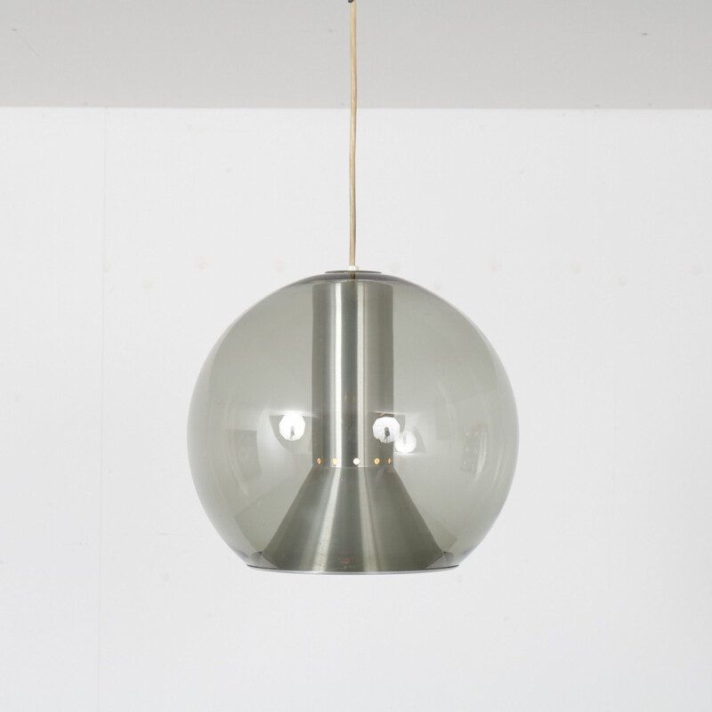 Vintage 'Big Globe' hanging lamp by Frank Ligtelijn for Raak, the Netherlands 1960s