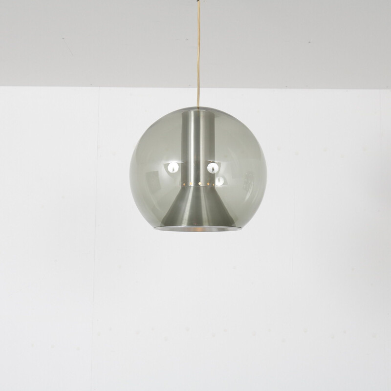 Vintage 'Big Globe' hanging lamp by Frank Ligtelijn for Raak, the Netherlands 1960s