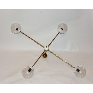 Vintage Minimalist chandelier 1960s