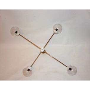 Vintage Minimalist chandelier 1960s