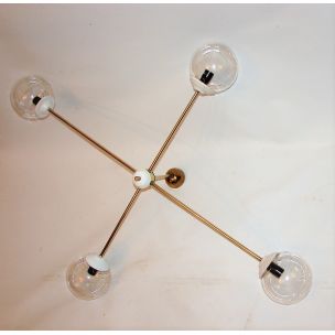 Vintage Minimalist chandelier 1960s