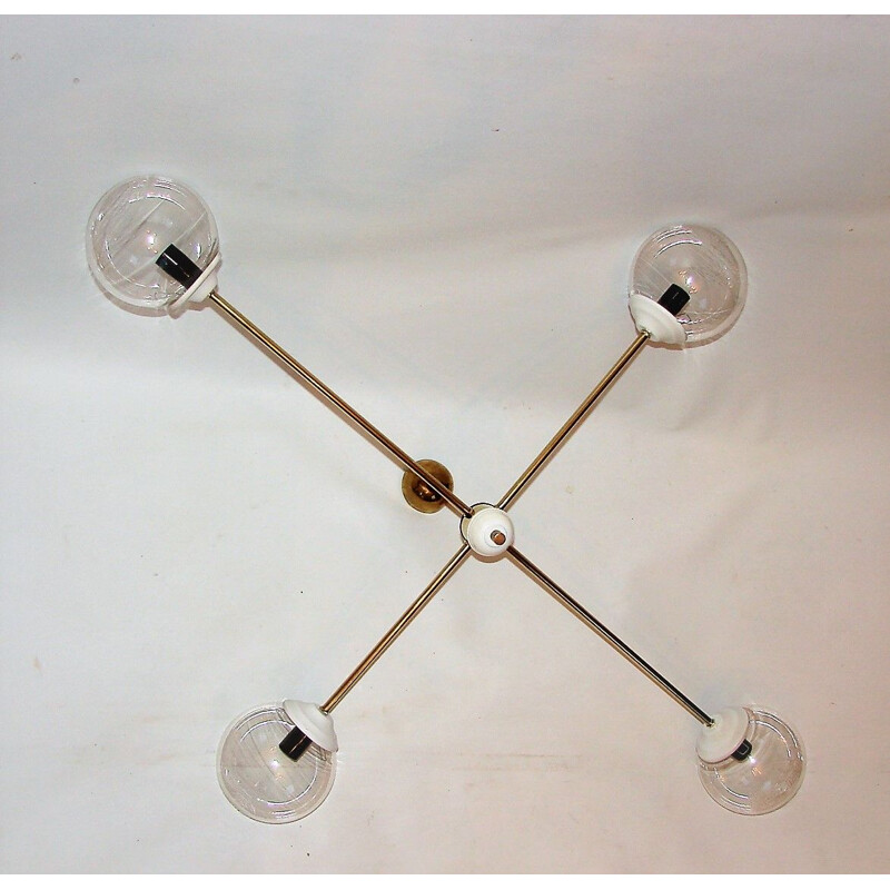 Vintage Minimalist chandelier 1960s