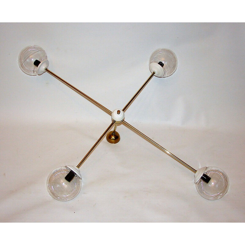 Vintage Minimalist chandelier 1960s