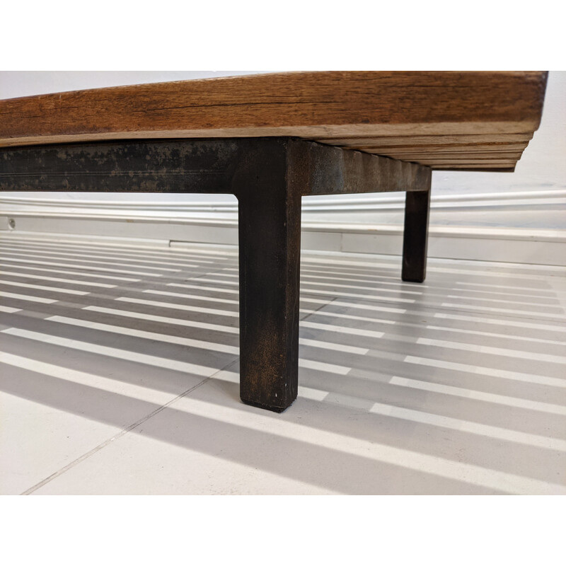 Banquette vintage Cansado de Charlotte Perriand 1954