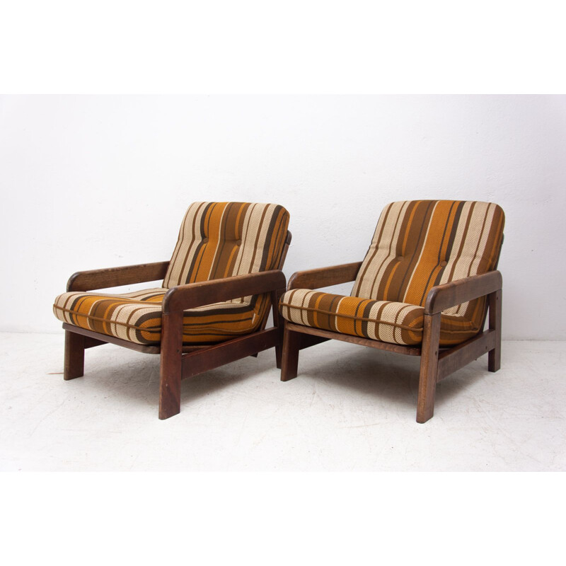 Set di sedie vintage scandinave 1970