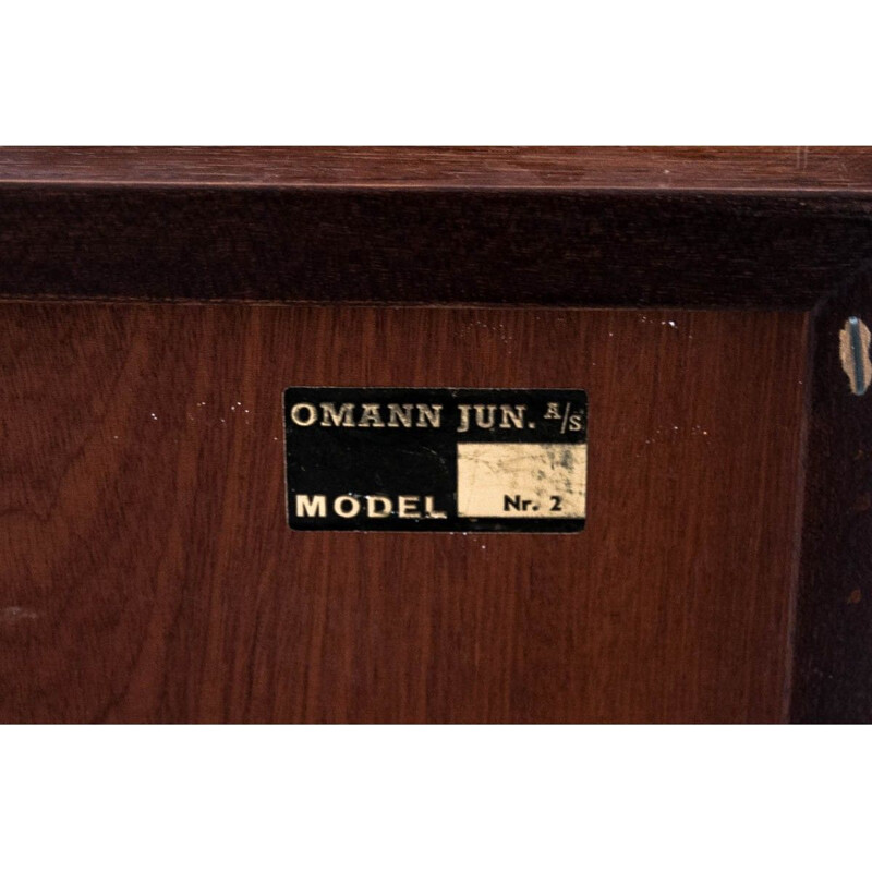 Vintage Rosewood sideboard Omann Jun