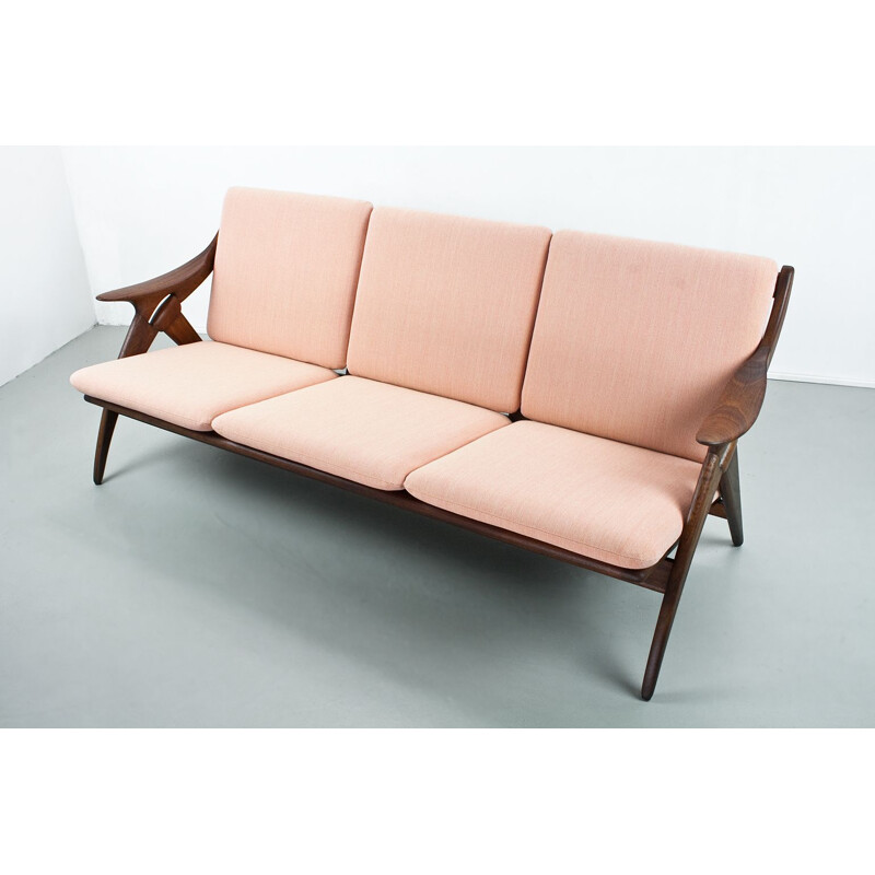 Vintage De Ster Knot Sofa in Teak 1960s