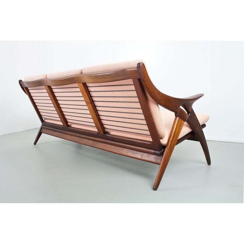 Vintage De Ster Knot Sofa in Teak 1960s