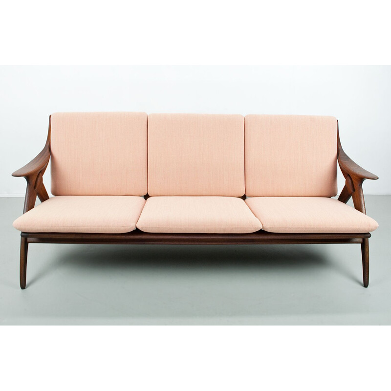 Vintage De Ster Knot Sofa in Teak 1960s