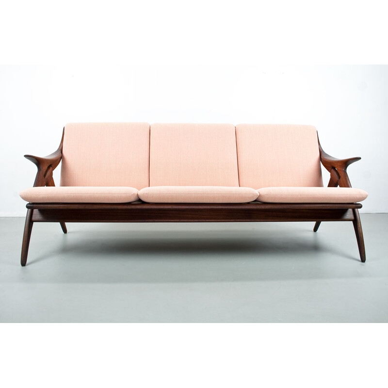 Vintage De Ster Knot Sofa in Teak 1960s