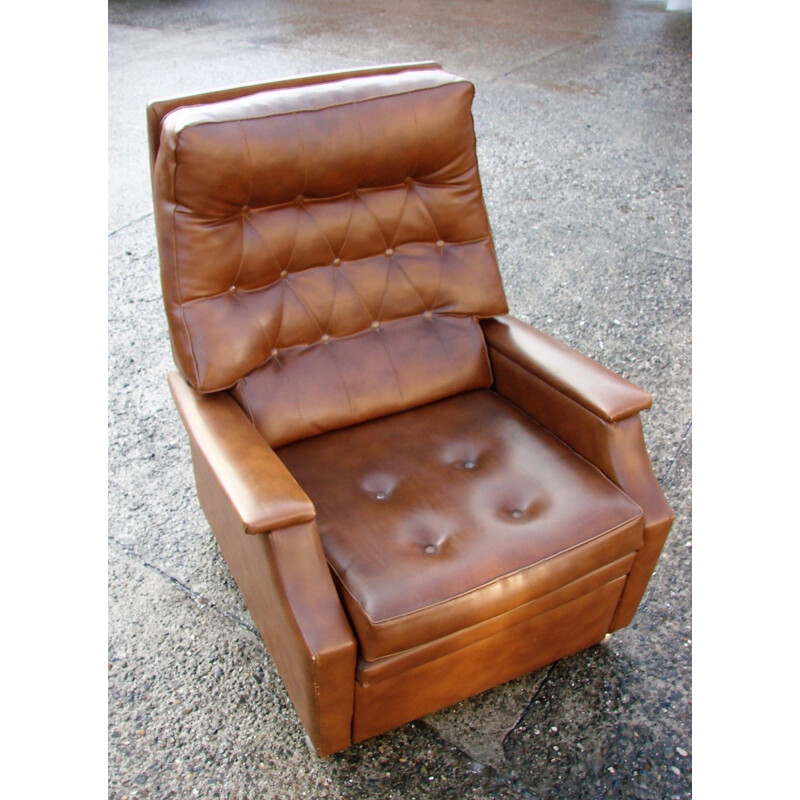 Vintage Pull-out armchair 1970s