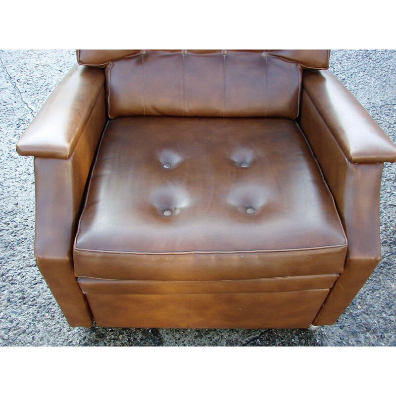 Vintage Pull-out armchair 1970s