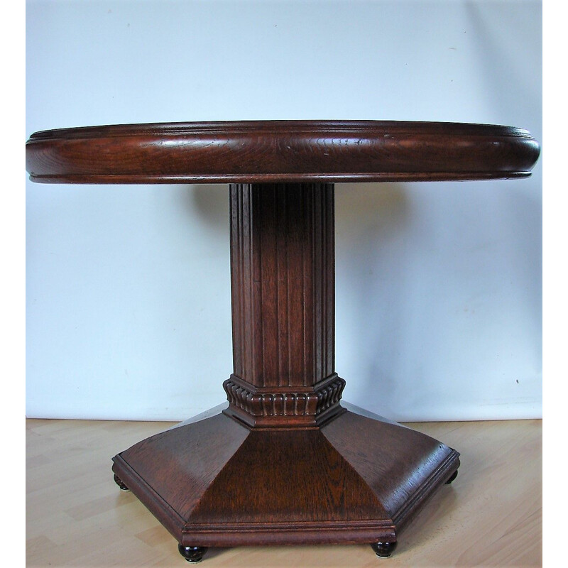Vintage Oak Art Deco Table 1920s