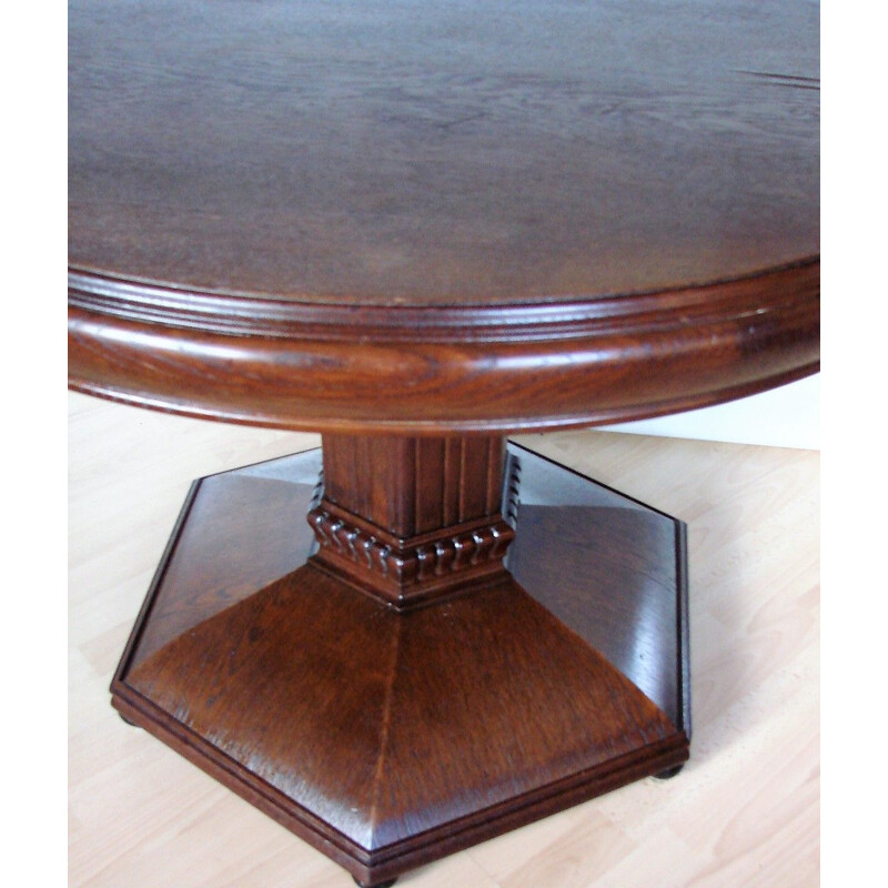 Vintage Oak Art Deco Table 1920s