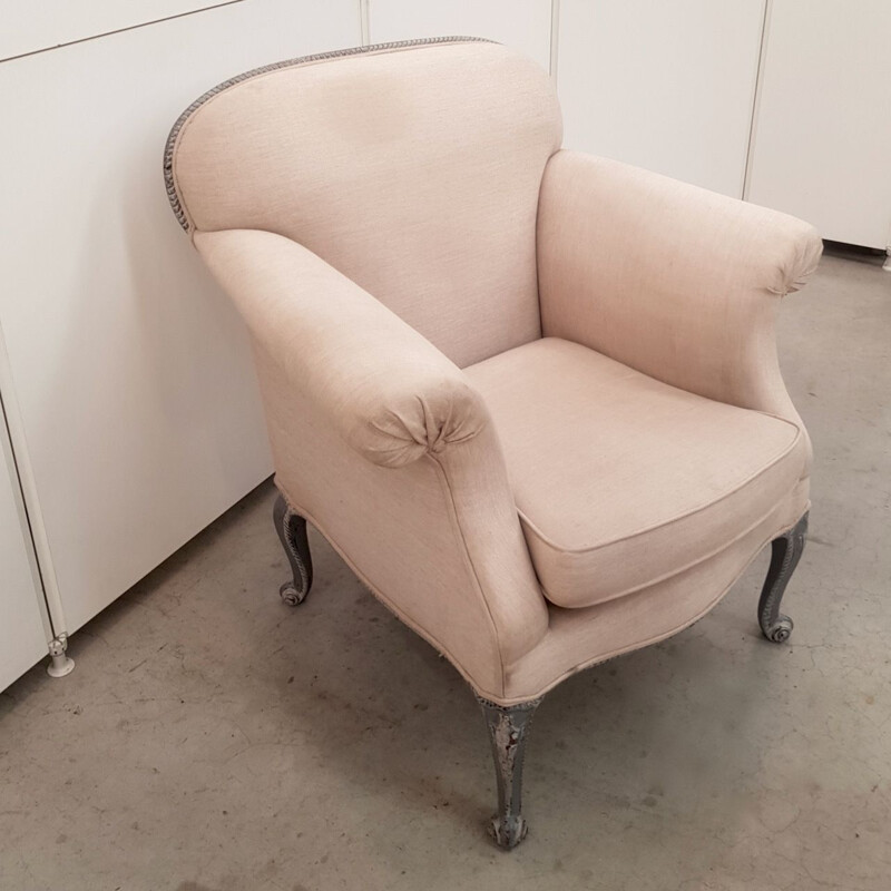 Vintage Queen Anne armchair