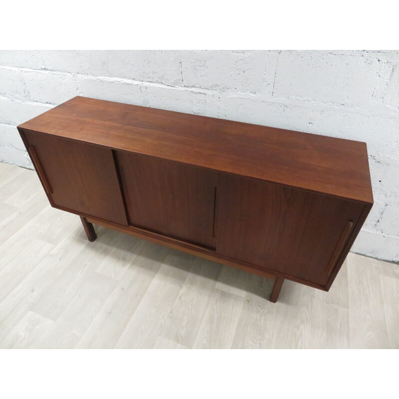 Large vintage teak sideboard Scandinavian 1960