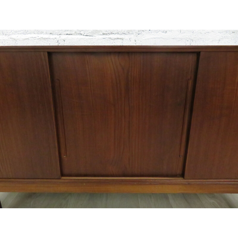 Large vintage teak sideboard Scandinavian 1960