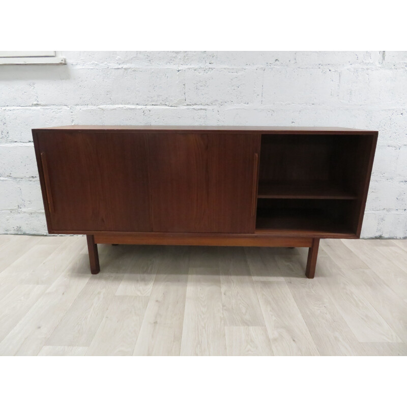 Large vintage teak sideboard Scandinavian 1960