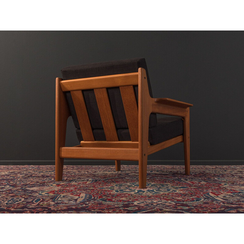 Vintage armchair with stool by Arne Wahl Iversen 1960