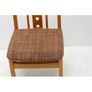 Set van 4 vintage Tsjecho-Slowaakse stoelen 1960