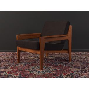 Vintage armchair with stool by Arne Wahl Iversen 1960