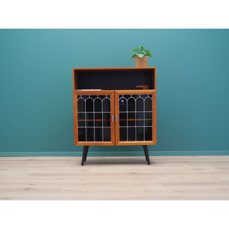 Vintage teak highboard Denmark 1970