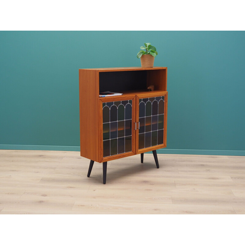 Vintage teak highboard Denmark 1970