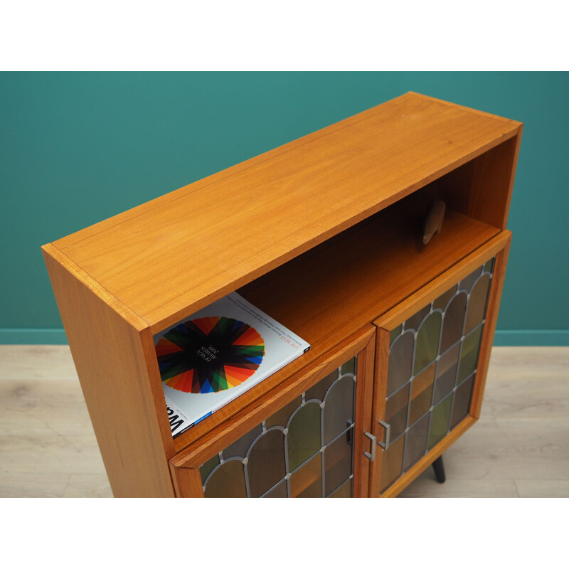 Vintage teak highboard Denmark 1970