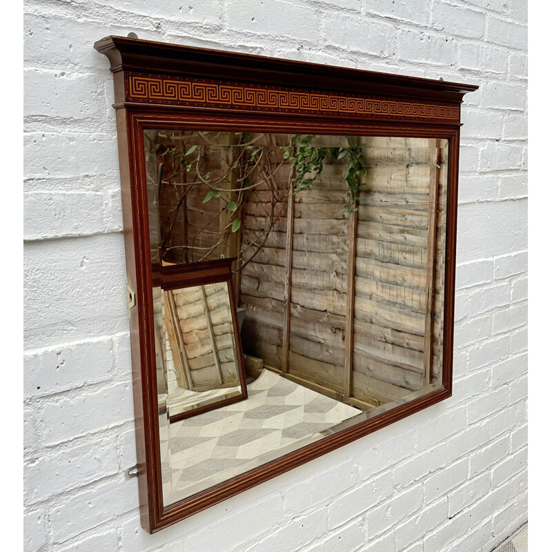 Vintage mahogany mirror