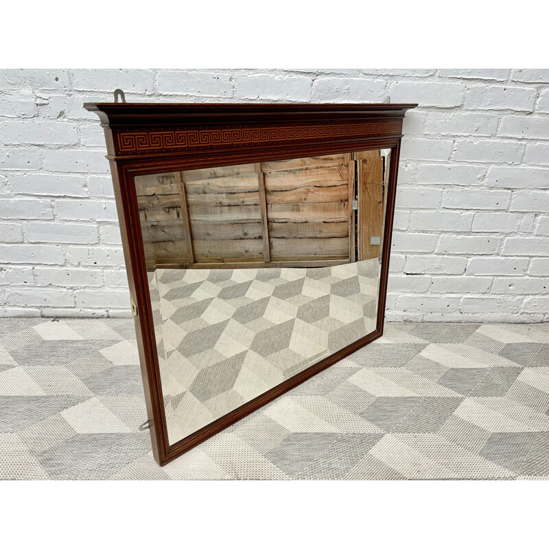 Vintage mahogany mirror