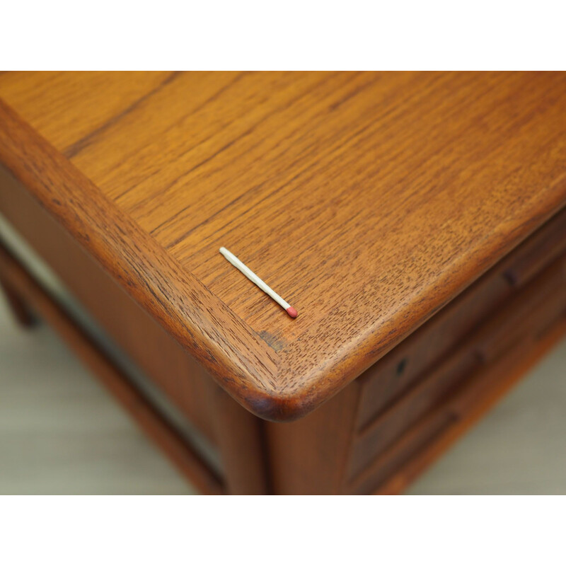 Vintage teak desk by Omann Jun Denmark 1970