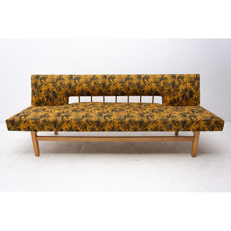 Banc de canapé vintage ajustable de Miroslav Navrátil Tchécoslovaquie 1960