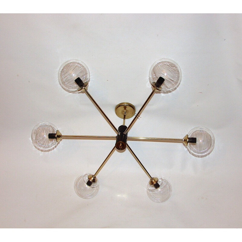 Vintage modern chandelier 1960