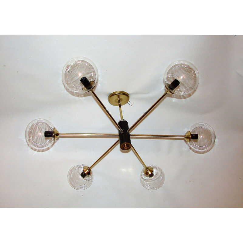 Vintage modern chandelier 1960