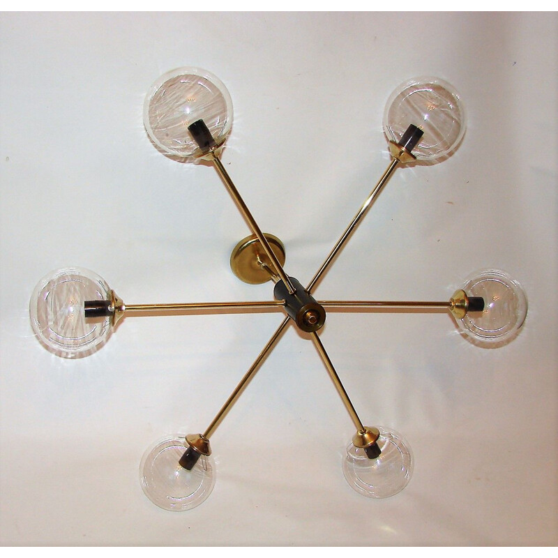 Vintage modern chandelier 1960