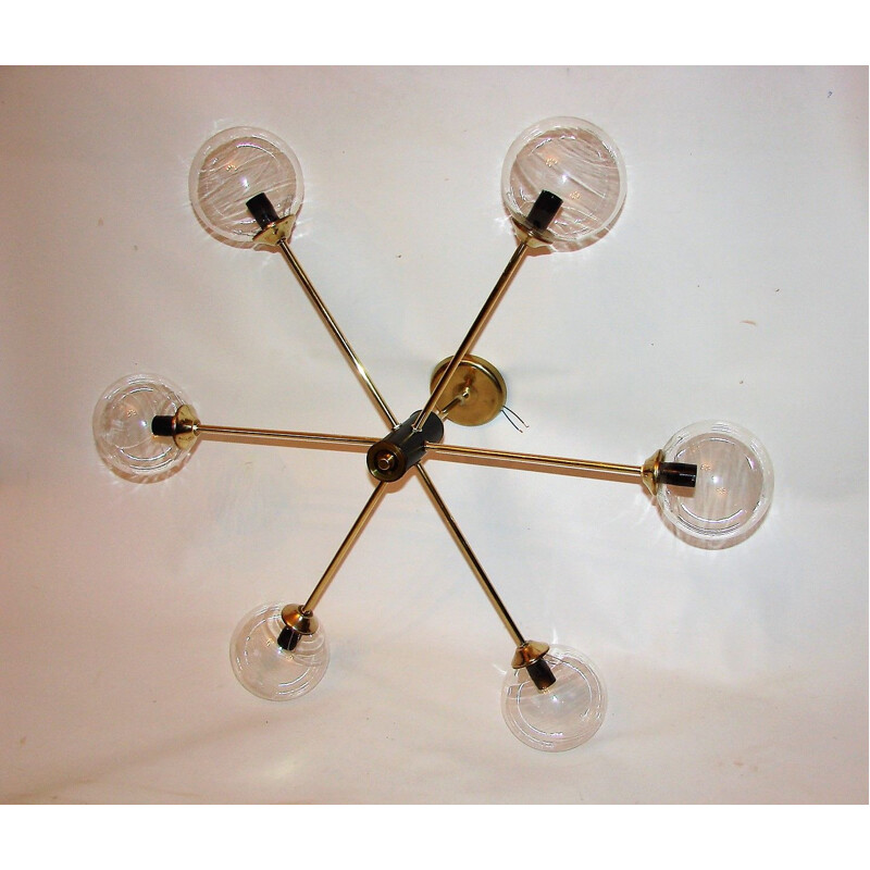 Lustre vintage moderne 1960