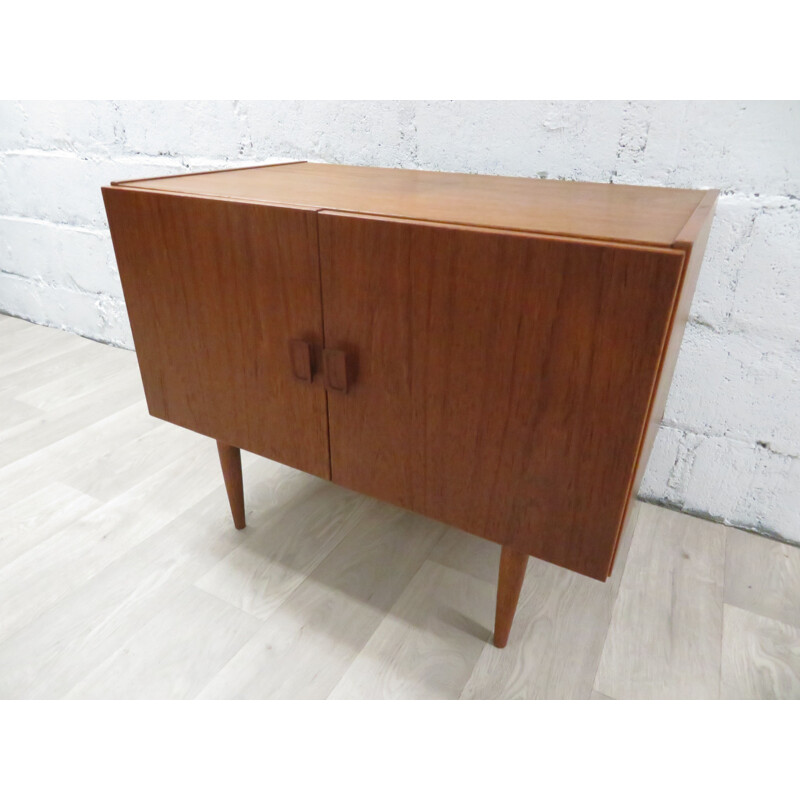 Vintage teak highboard scandinavian 1960s