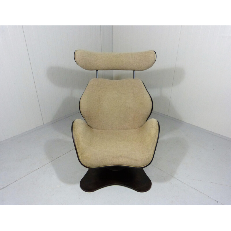 Vintage Lounge chair & hocker TOK by Toshiyuki Kita for Stokke Norway