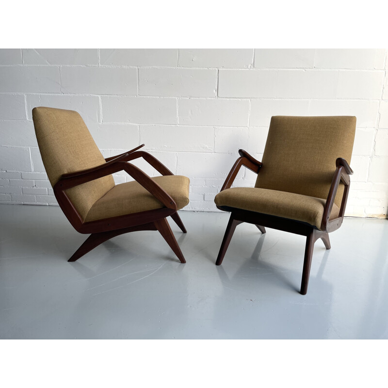 Pair of vintage armchair danish 1960s