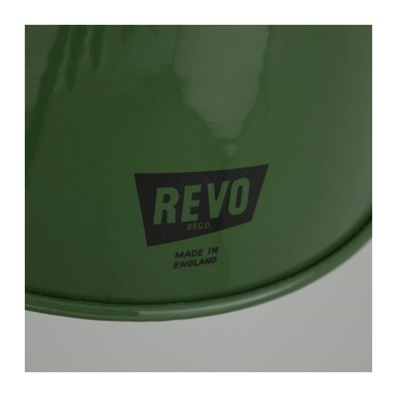 Vintage Revo enamelled wall lights