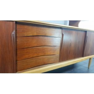 Vintage Long Sideboard by Axel Christensen Odder for ACO Mobler Danish 1960s