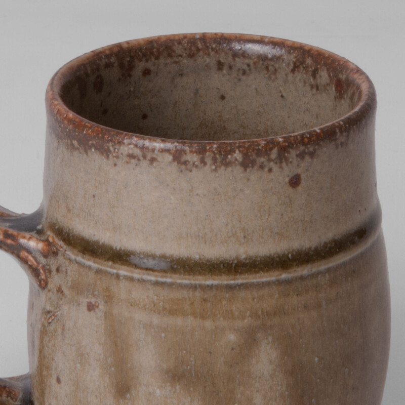 Vintage Glazed Mug with Handle England