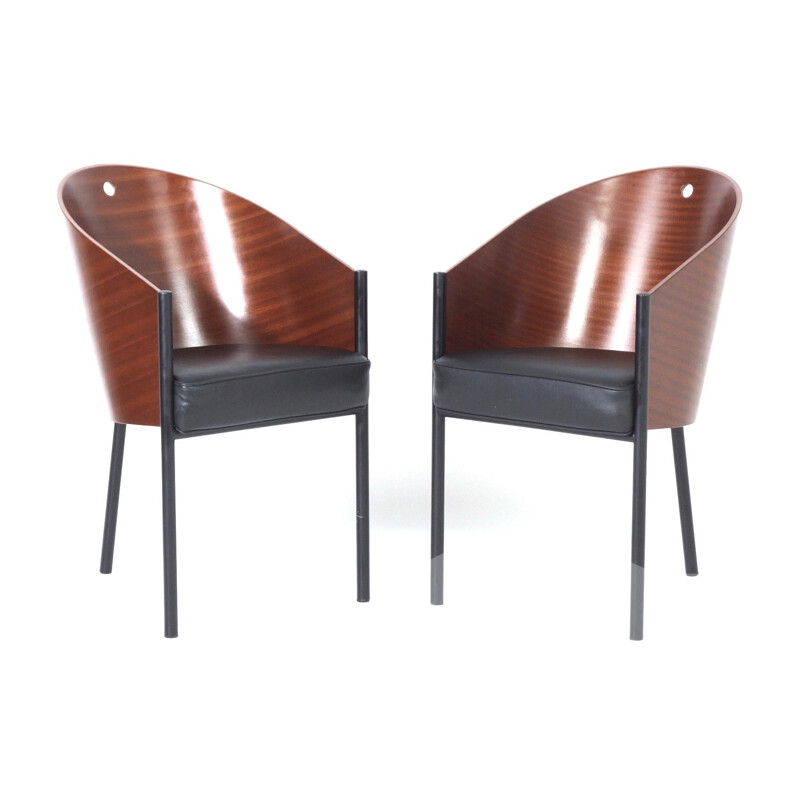 Pair of vintage Costes Dining Chairs by Philippe Starck for Driade 2000s