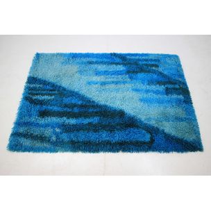 Midcentury Wool Rug Danish 1970s